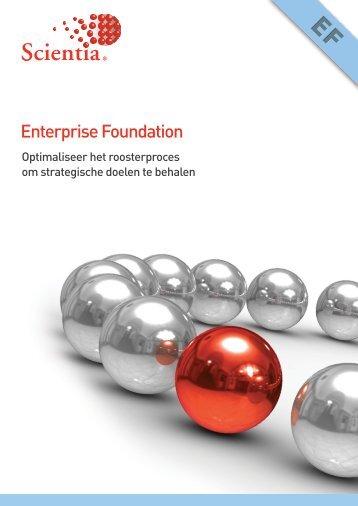 Scientia Enterprise Foundation voordelen en kenmerken brochure