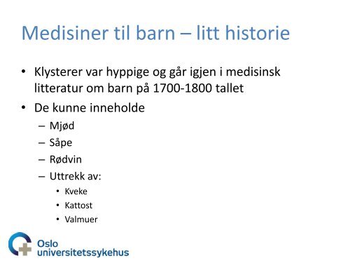 Hvorfor er det viktig Ã¥ forske pÃ¥ legemidler til barn? - Nasjonalt ...