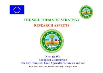 EUROSOIL - Wien - European Soil Portal - Europa