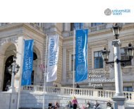 International report of the University of Vienna 2010