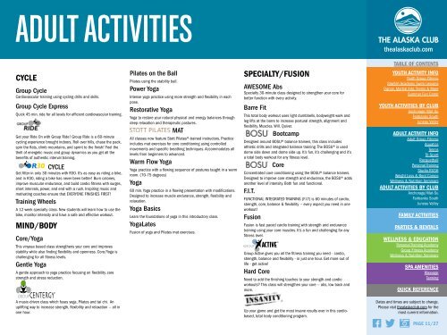 MARCH TO JUNE 2015 ACTIVITY GUIDE