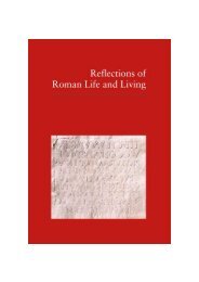 Reflections of Roman Life and Living - CIL
