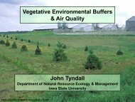Using Vegetative Environmental Buffers for Odor Mitigation