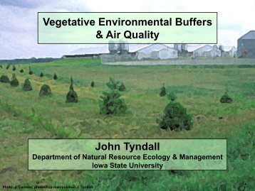 Using Vegetative Environmental Buffers for Odor Mitigation