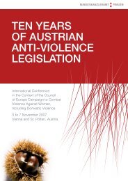 ten Years of austrian anti-Violence legislation