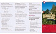 Guide to Graduate Student Life - Fairfield University