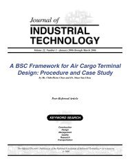 A BSC Framework for Air Cargo Terminal Design: Procedure and ...