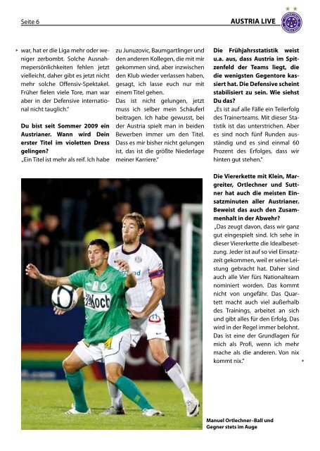 Magazin - FK Austria Wien