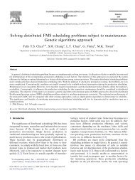 Solving distributed FMS scheduling problems subject to maintenance