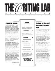 30.5 - The Writing Lab Newsletter