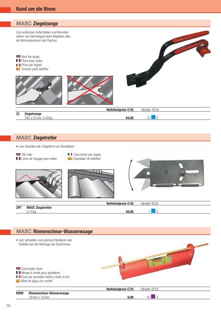 Der Werkzeug- und Bauartikelkatalog