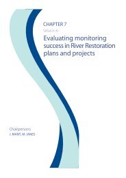 Evaluating monitoring success in River Restoration plans and projects