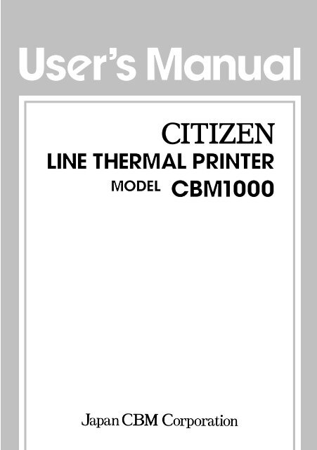 CBM1000 User Manual.pdf - Goodson Imports