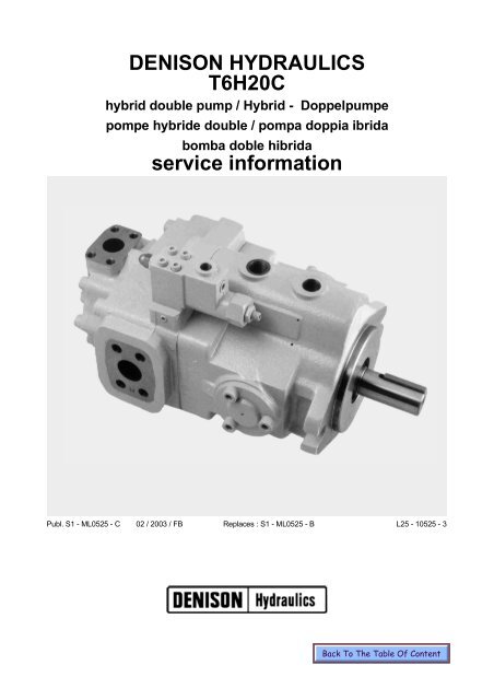 T6H20C - DDKS Industries, hydraulic components distributor