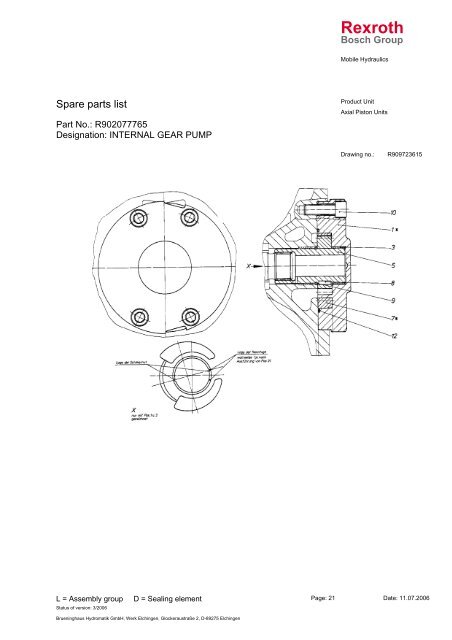 A4VG90DA2D2/32L - DDKS Industries, hydraulic components ...