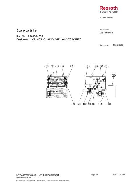 A4VG90DA2D2/32L - DDKS Industries, hydraulic components ...