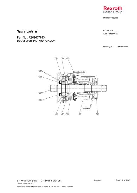 A4VG90DA2D2/32L - DDKS Industries, hydraulic components ...