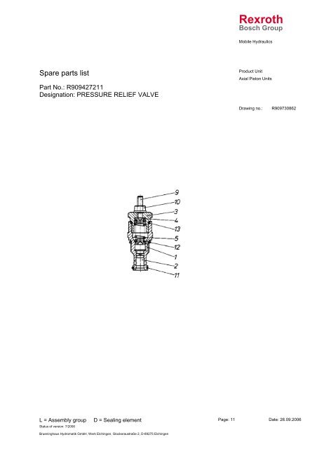 AA4V90HW1R3G2E11-S - DDKS Industries, hydraulic components ...