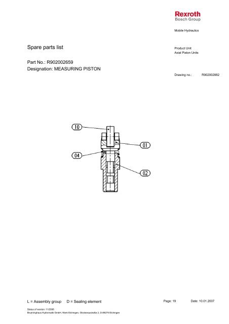 A11VLO130LE2S/10R - DDKS Industries, hydraulic components ...