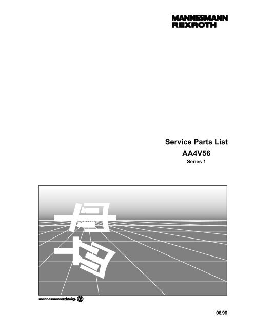 AA4V56 Series 1 - DDKS Industries, hydraulic components distributor