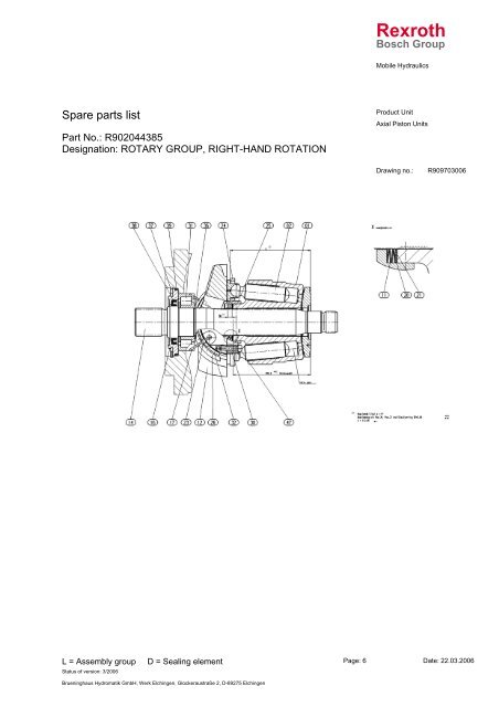 Rexroth - DDKS Industries, hydraulic components distributor