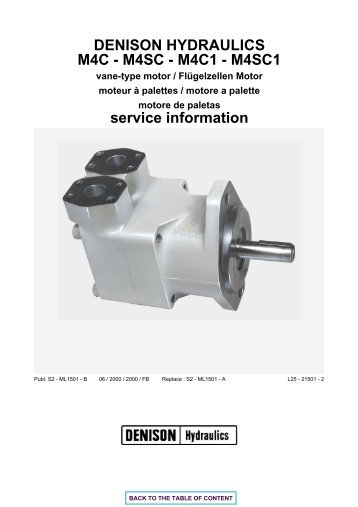 M4SC - DDKS Industries, hydraulic components distributor