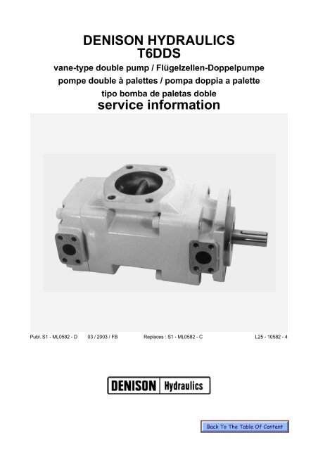 T6DDS - DDKS Industries, hydraulic components distributor