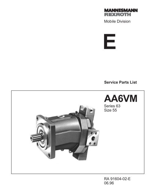 AA6VM55 Series 63 - DDKS Industries, hydraulic components ...