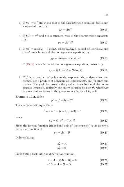 Lecture Notes in Differential Equations - Bruce E. Shapiro