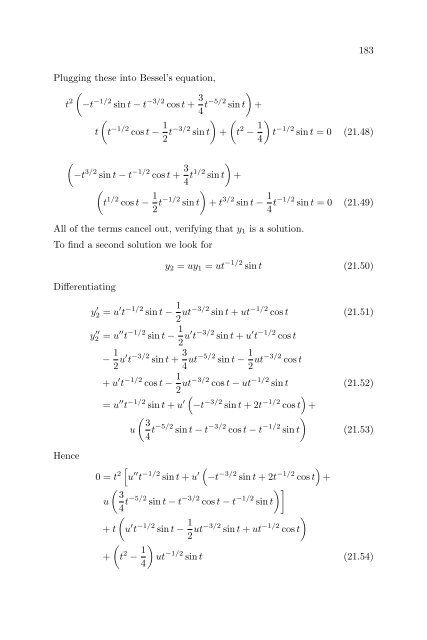 Lecture Notes in Differential Equations - Bruce E. Shapiro