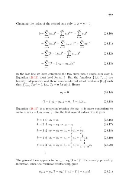 Lecture Notes in Differential Equations - Bruce E. Shapiro