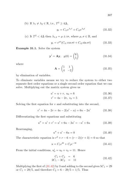 Lecture Notes in Differential Equations - Bruce E. Shapiro