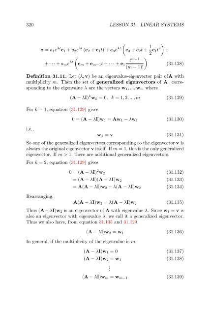 Lecture Notes in Differential Equations - Bruce E. Shapiro