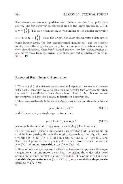 Lecture Notes in Differential Equations - Bruce E. Shapiro