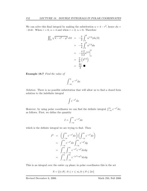 Multivariate Calculus - Bruce E. Shapiro