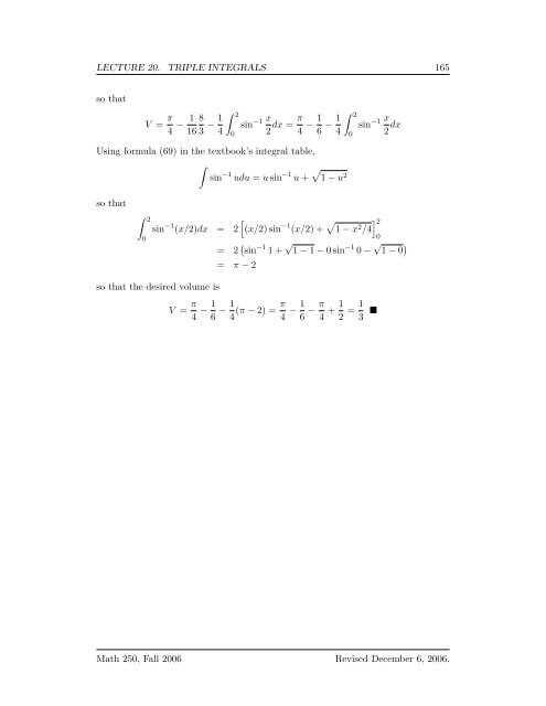 Multivariate Calculus - Bruce E. Shapiro