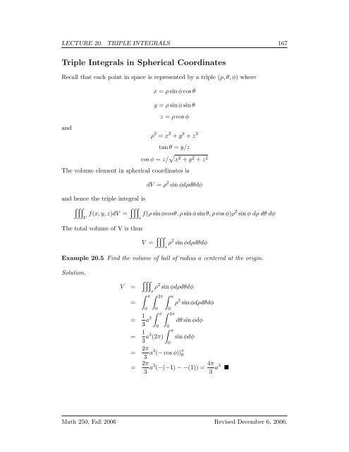 Multivariate Calculus - Bruce E. Shapiro