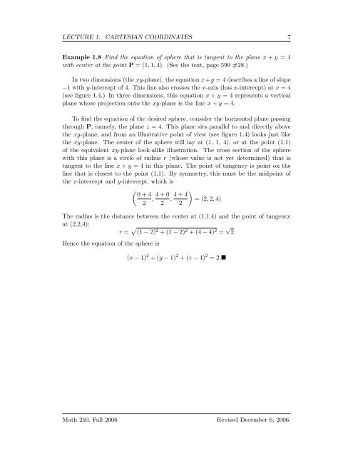 Multivariate Calculus - Bruce E. Shapiro