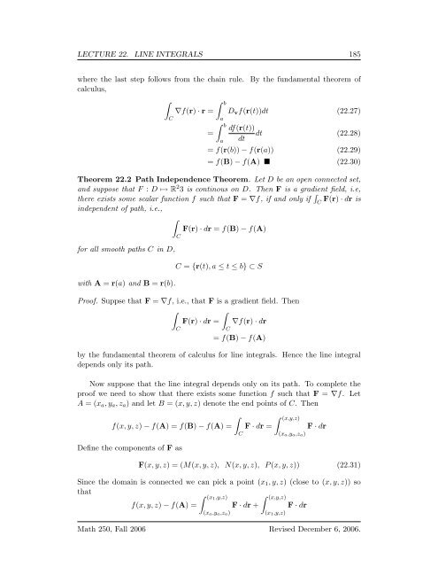 Multivariate Calculus - Bruce E. Shapiro