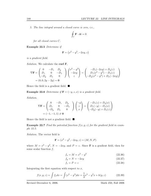 Multivariate Calculus - Bruce E. Shapiro