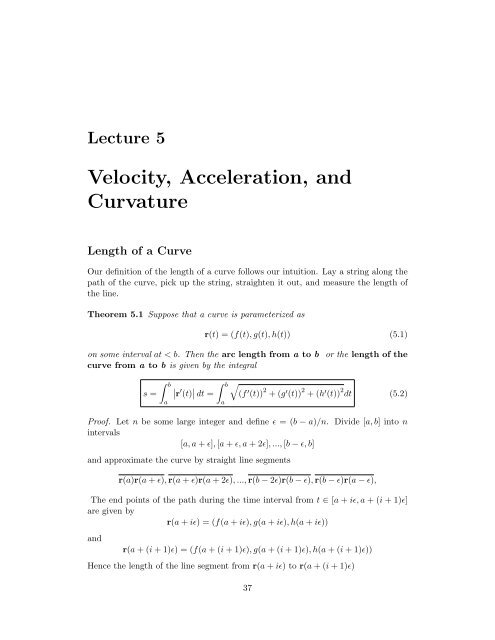 Multivariate Calculus - Bruce E. Shapiro