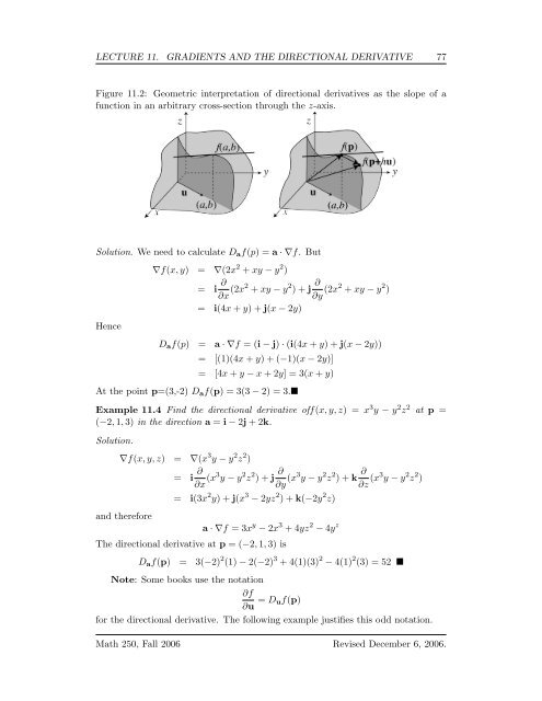 Multivariate Calculus - Bruce E. Shapiro