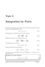 Integration by Parts - Bruce E. Shapiro