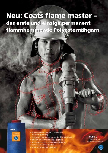 Neu: Coats flame master - COATS Industrie - Coats GmbH