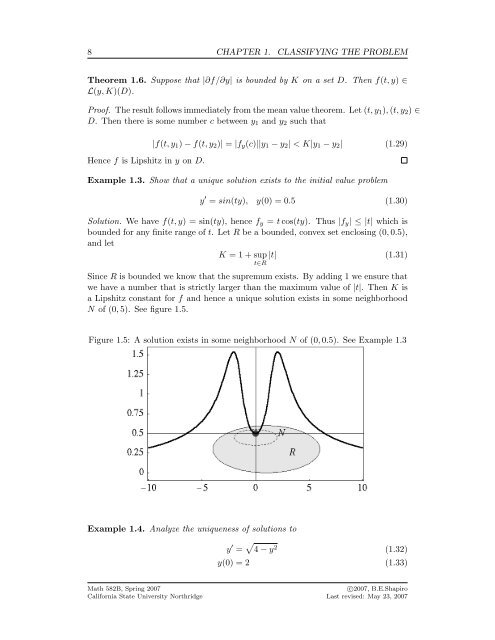 The Computable Differential Equation Lecture ... - Bruce E. Shapiro