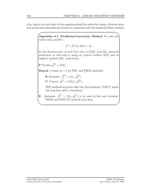 The Computable Differential Equation Lecture ... - Bruce E. Shapiro