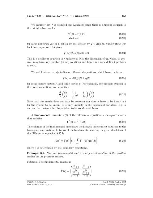 The Computable Differential Equation Lecture ... - Bruce E. Shapiro