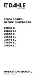 20600 series office shredders 20606 c 20606 ec 20612 c 20612 ec ...