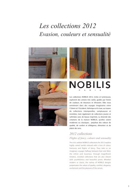 Tissus - Fabrics - Nobilis