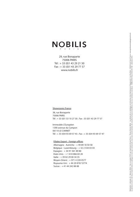 Tissus - Fabrics - Nobilis